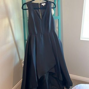 Black High-Low Evening Grown